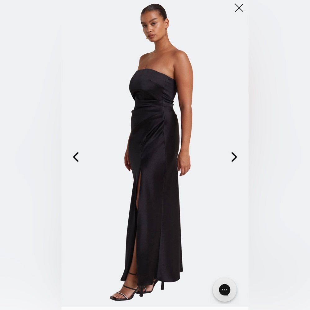 Bec & Bridge - The dreamer strapless dress in black size US 6 - Picture 3 of 5
